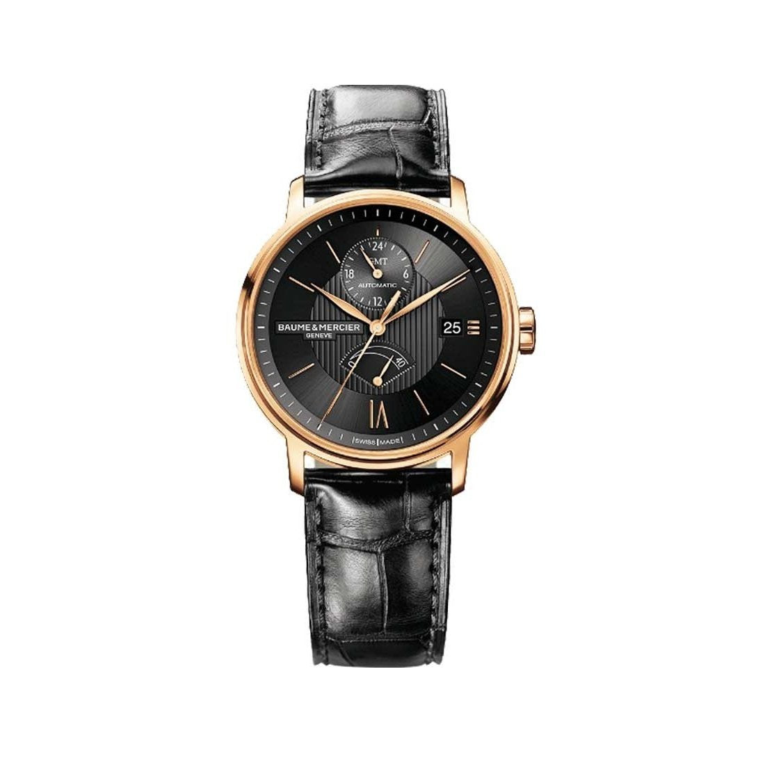 Baume & Mercier Men's MOA10040 Classima Black Leather Watch