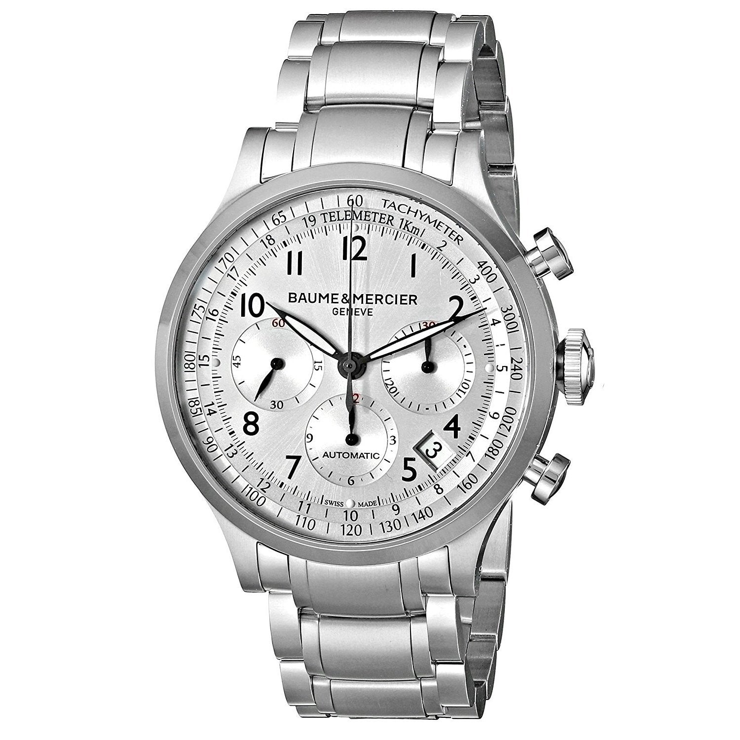 Baume & Mercier Men's MOA10064 Capeland Chronograph Automatic Stainless Steel Watch
