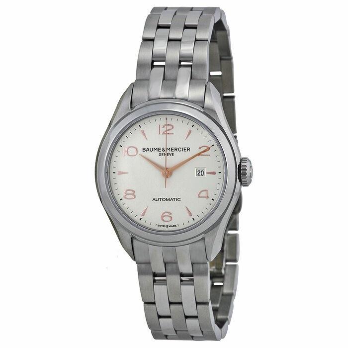 Baume & Mercier Women's MOA10150 Clifton Stainless Steel Watch