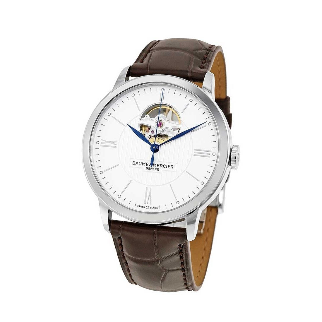Baume &amp; Mercier Men&#39;s MOA10274 Classima Brown Leather Watch