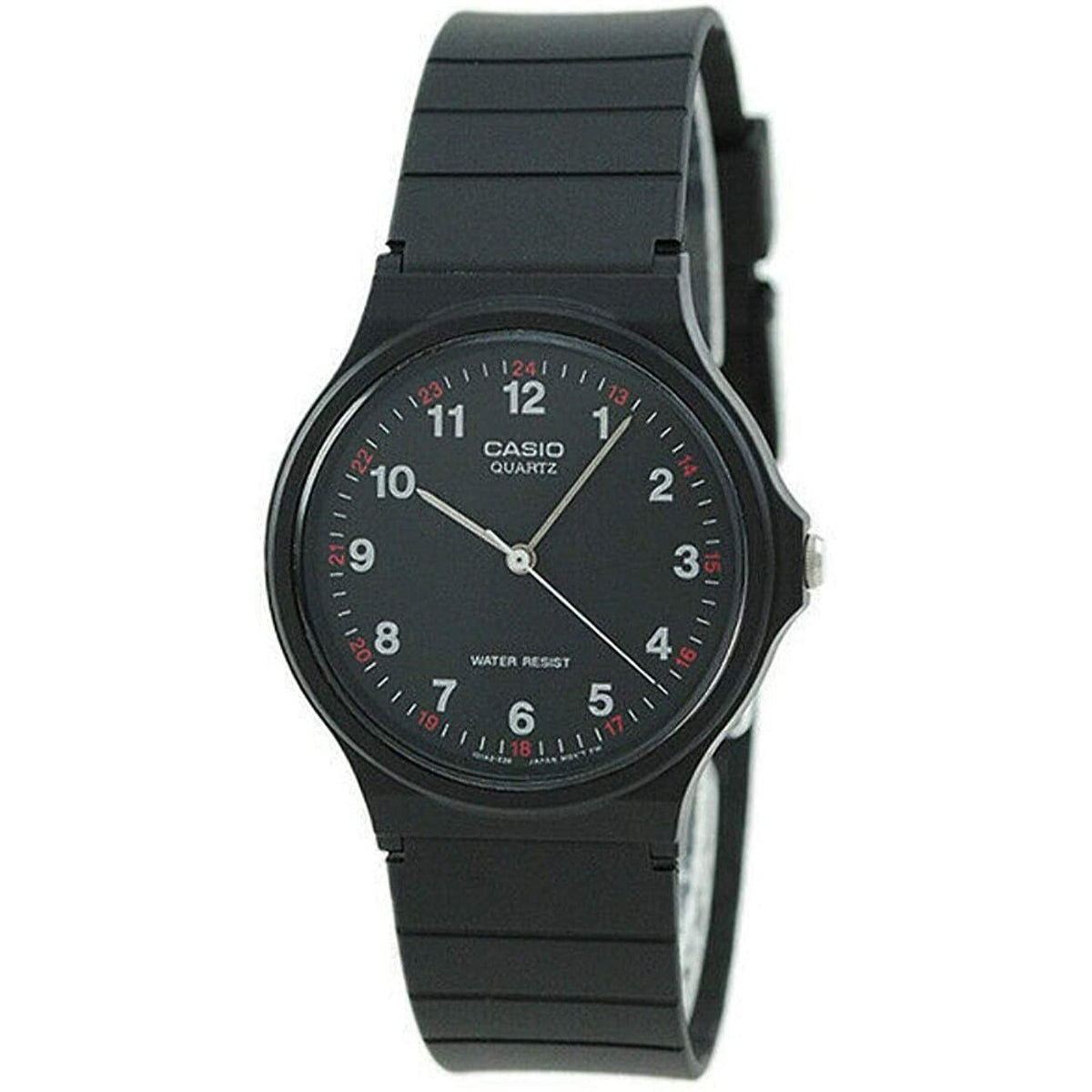 Casio Men&#39;s MQ24-1B Casio Black Rubber Watch