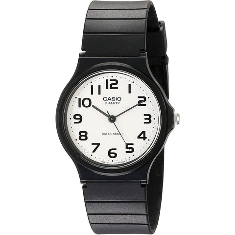 Casio Women's MQ24-7B Classic Black Resin Watch