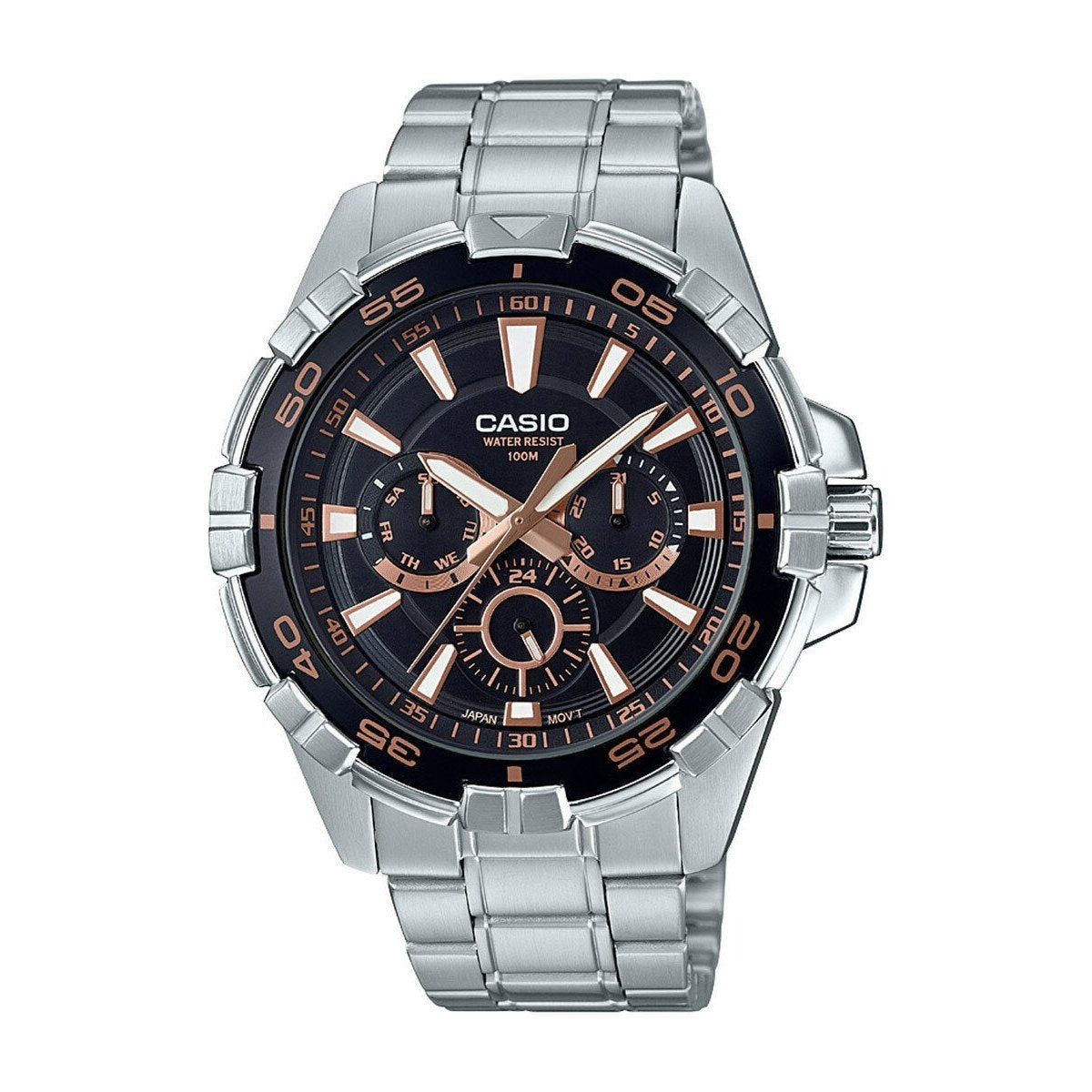 Casio Men&#39;s MTD1069D-1A3 Casio Stainless Steel Watch