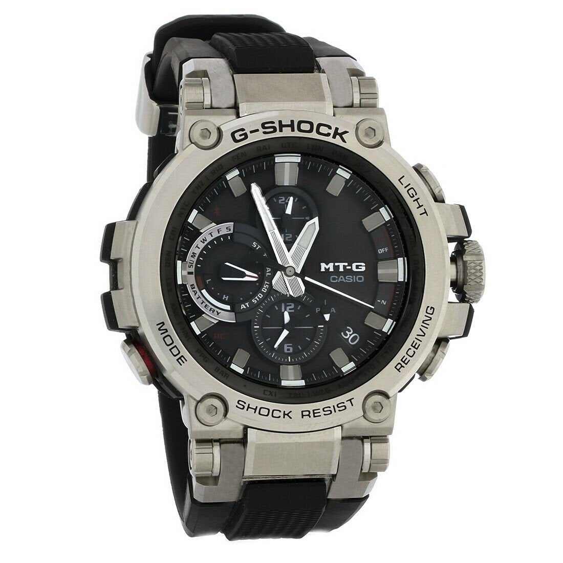Casio Men's MTGB1000-1A G-Shock MT-G Chronograph Black Rubber Watch