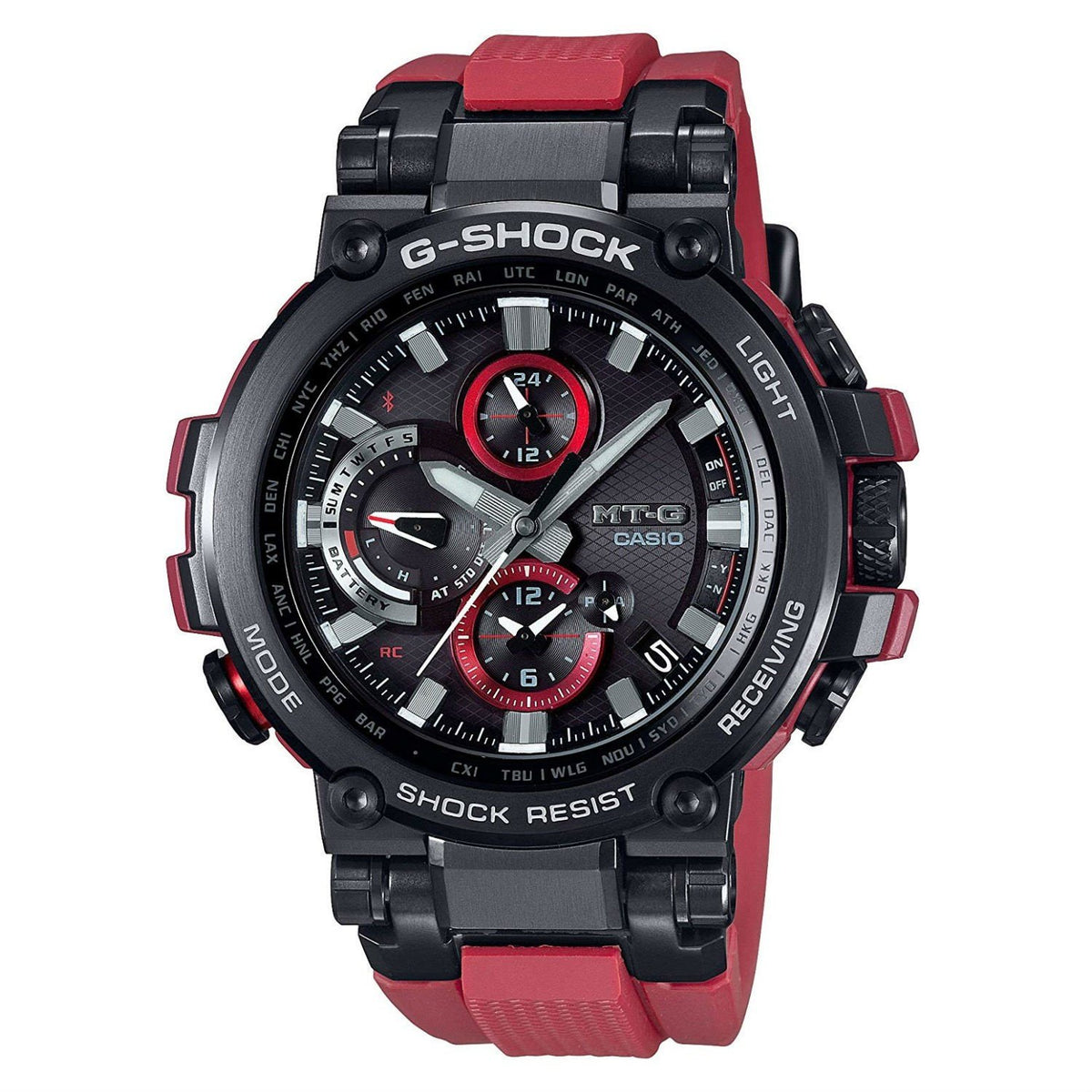 Casio Men's MTGB1000B-1A4J G-Shock Red Resin Watch