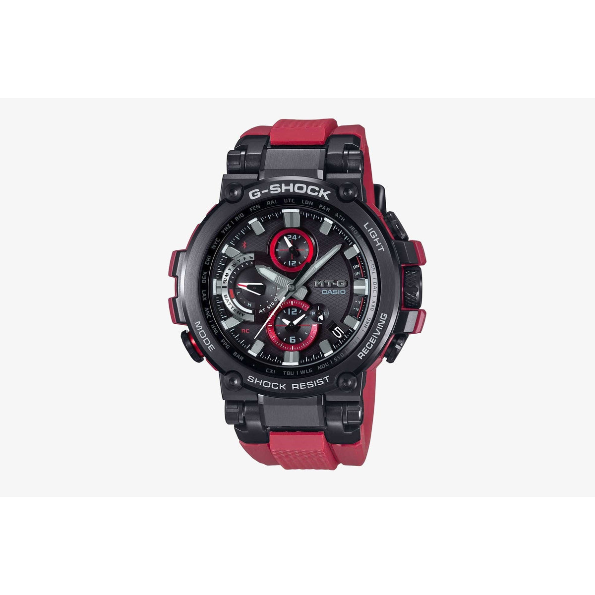 Casio Men's MTGB1000B-1A4 G-Shock Chronograph Red Resin Watch