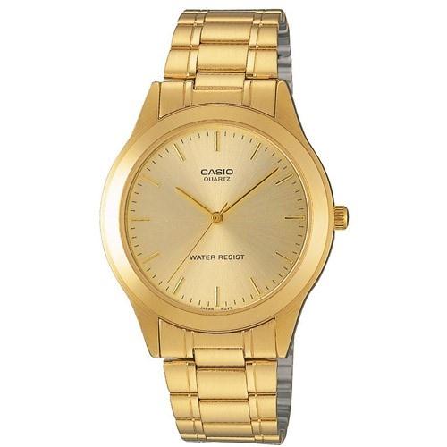 Casio Men&#39;s MTP-1128N-9A Fashion Gold-Tone Stainless Steel Watch