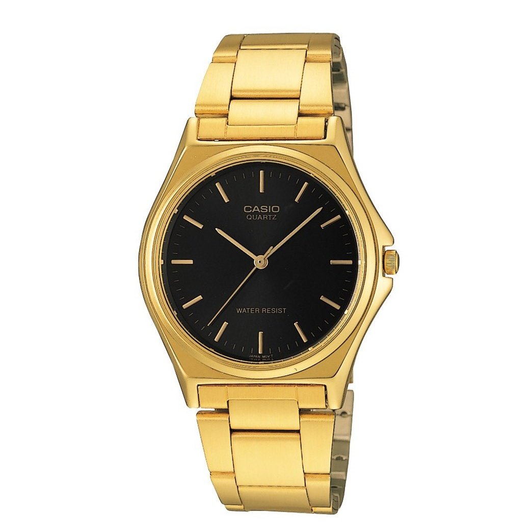 Casio Men&#39;s MTP-1130N-1A Classic Gold-Tone Stainless Steel Watch