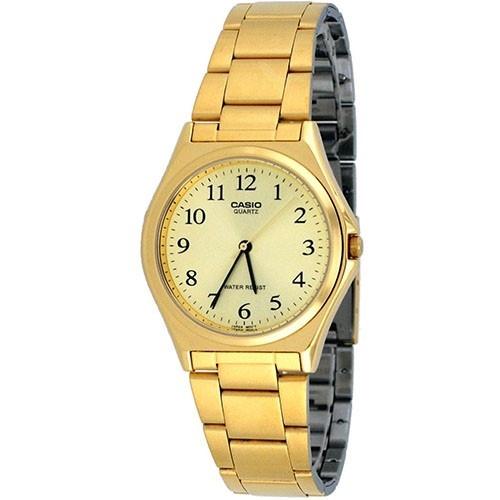 Casio Men&#39;s MTP-1130N-9B Classic Gold-Tone Stainless Steel Watch