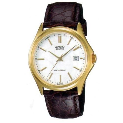 Casio Men&#39;s MTP-1183Q-7A Classic Brown Leather Watch