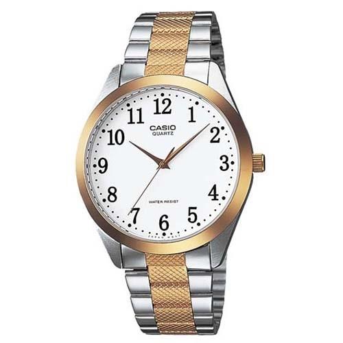 Casio Men&#39;s MTP-1274SG-7B Classic Two-Tone Stainless Steel Watch