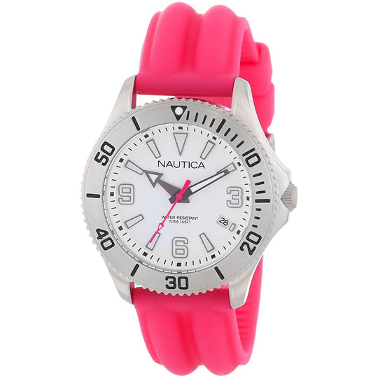 Nautica Women's N11531M NAC 102 Pink Silicone Watch