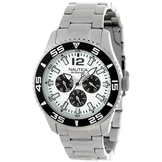 Nautica Men's N13653G NST Multi-Function Stainless Steel Watch