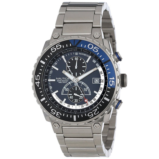 Nautica Men's N15519G Eclipse Chronograph Stainless Steel Watch