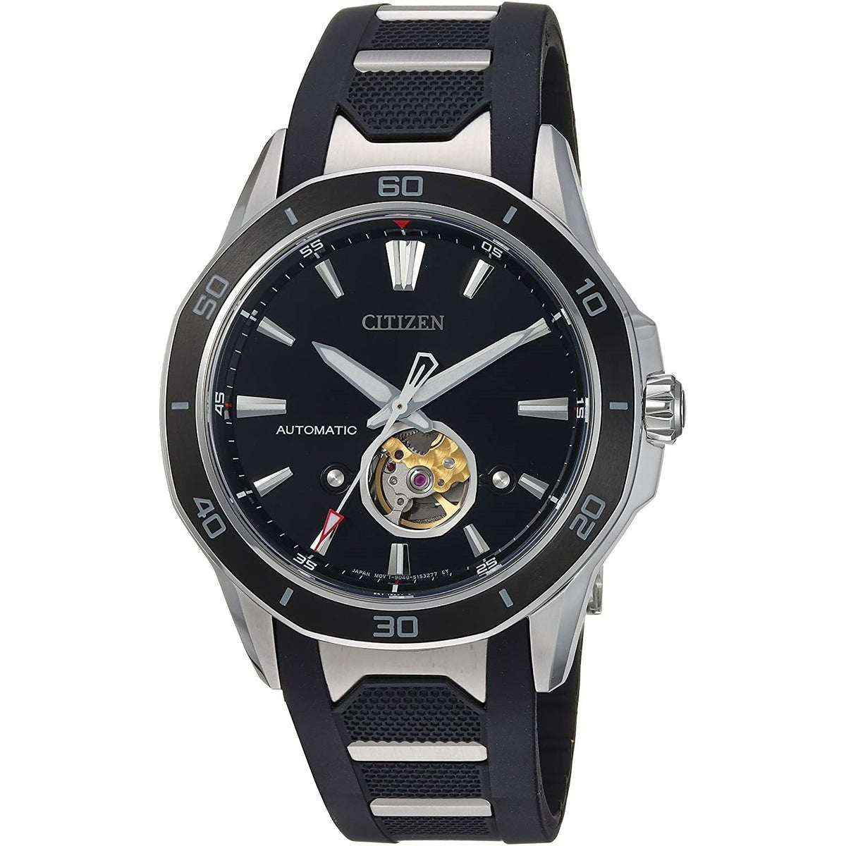 Citizen Men&#39;s NB4018-04E Signature Octavia Black Polyurethane and Stainless Steel Watch