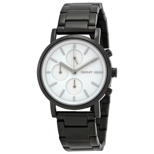 DKNY Women's NY2149 Soho Chronograph Black Stainless Steel Watch