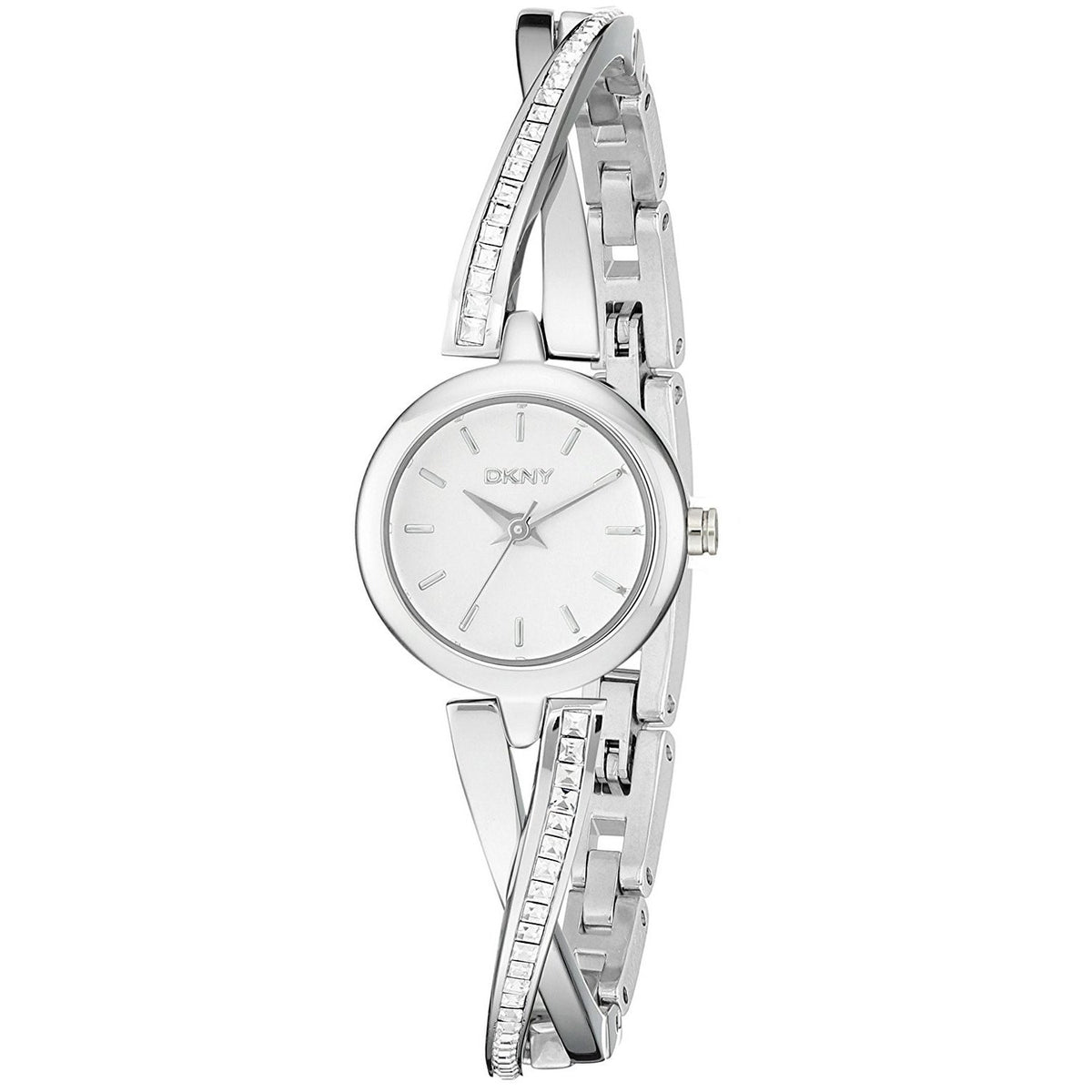 DKNY Women&#39;s NY2173 Crosswalk Crystal Stainless Steel Watch
