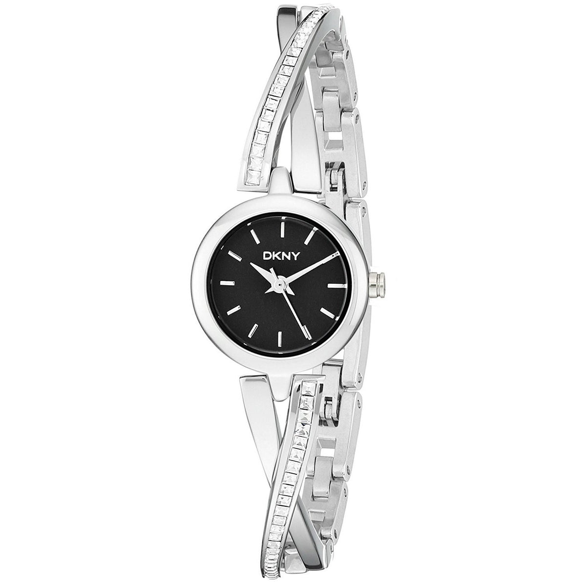 DKNY Women&#39;s NY2174 Crosswalk Crystal Stainless Steel Watch