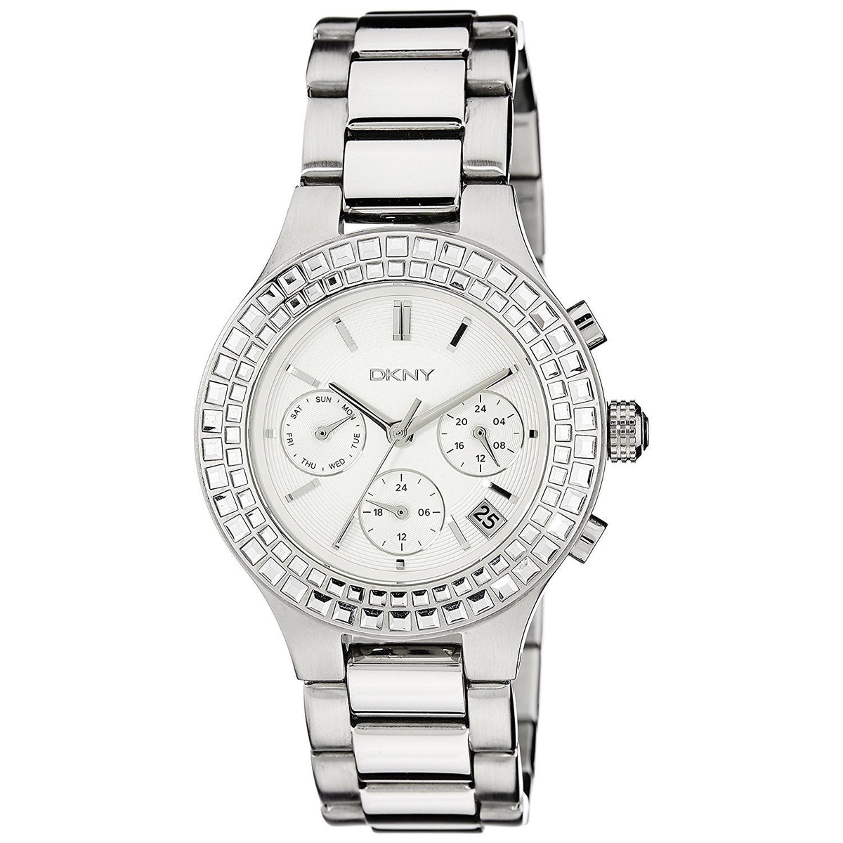 DKNY Women&#39;s NY2258 Chambers Chronograph Stainless Steel Watch