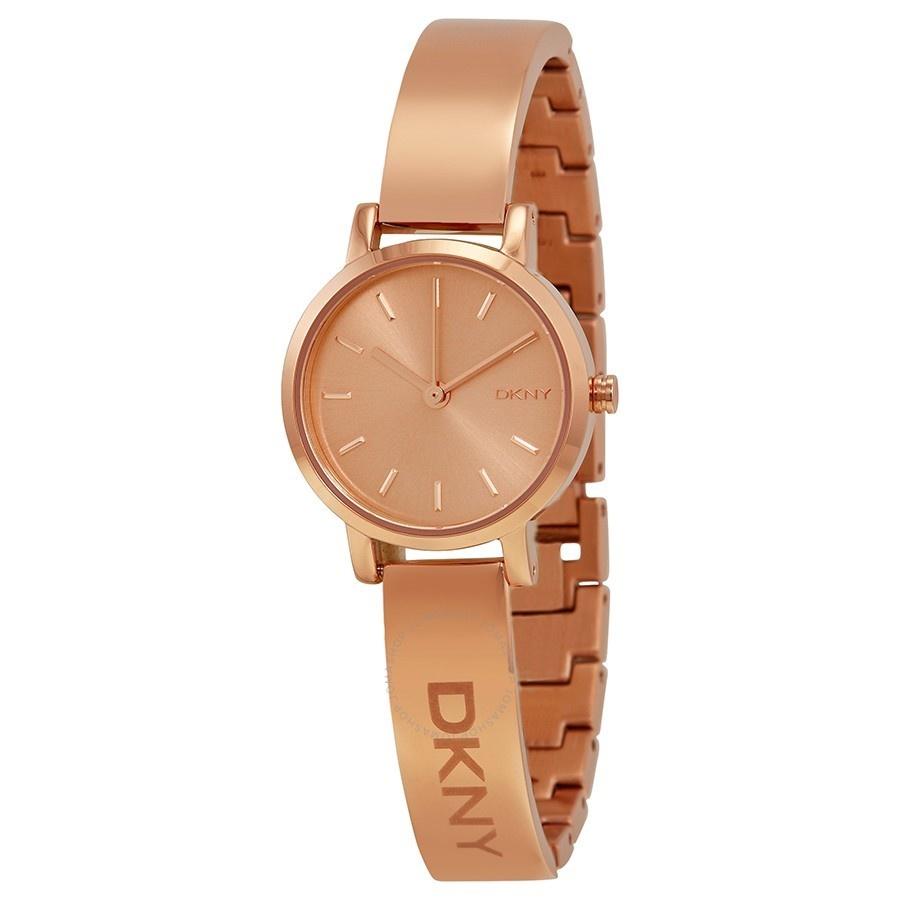 DKNY Women&#39;s NY2308 Soho Rose-Tone Stainless Steel Watch