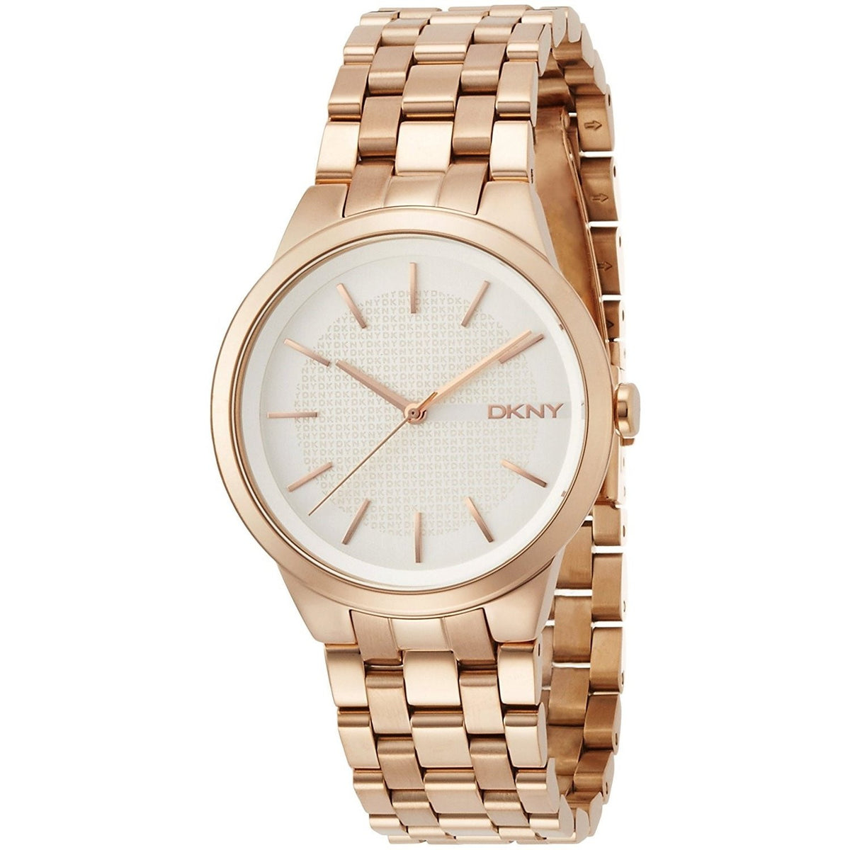 DKNY Women&#39;s NY2383 Park Slope Rose-Tone Stainless Steel Watch