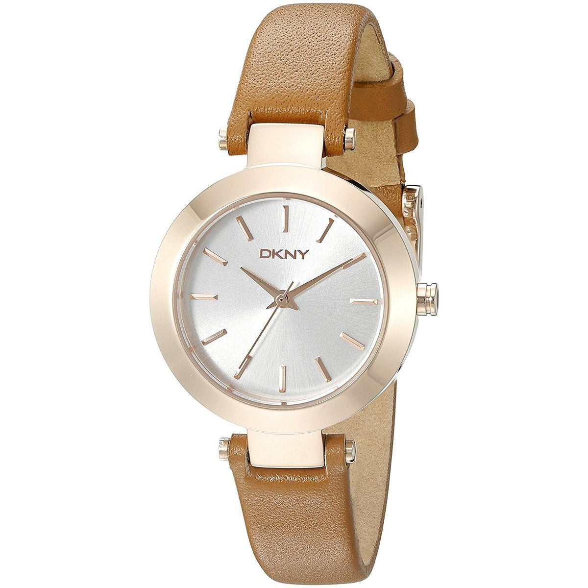 DKNY Women&#39;s NY2415 Stanhope Brown Leather Watch