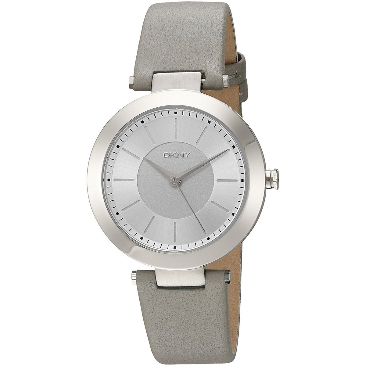 DKNY Women&#39;s NY2460 Stanhope Grey Leather Watch