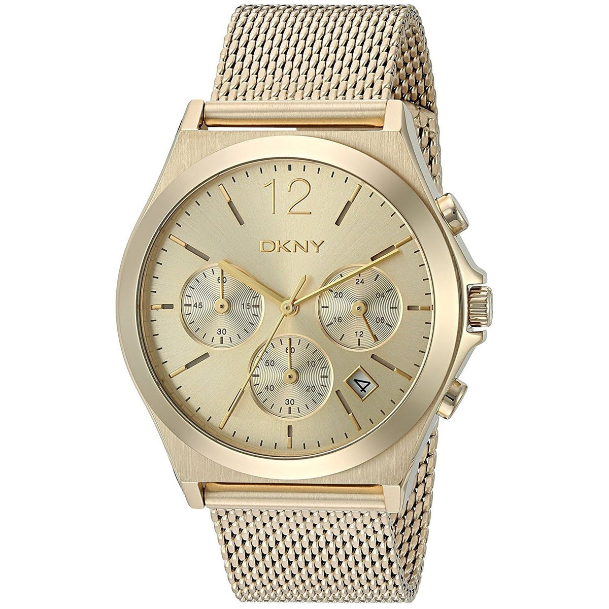 DKNY Women&#39;s NY2485 Parsons Chronograph Gold-tone Stainless Steel Watch