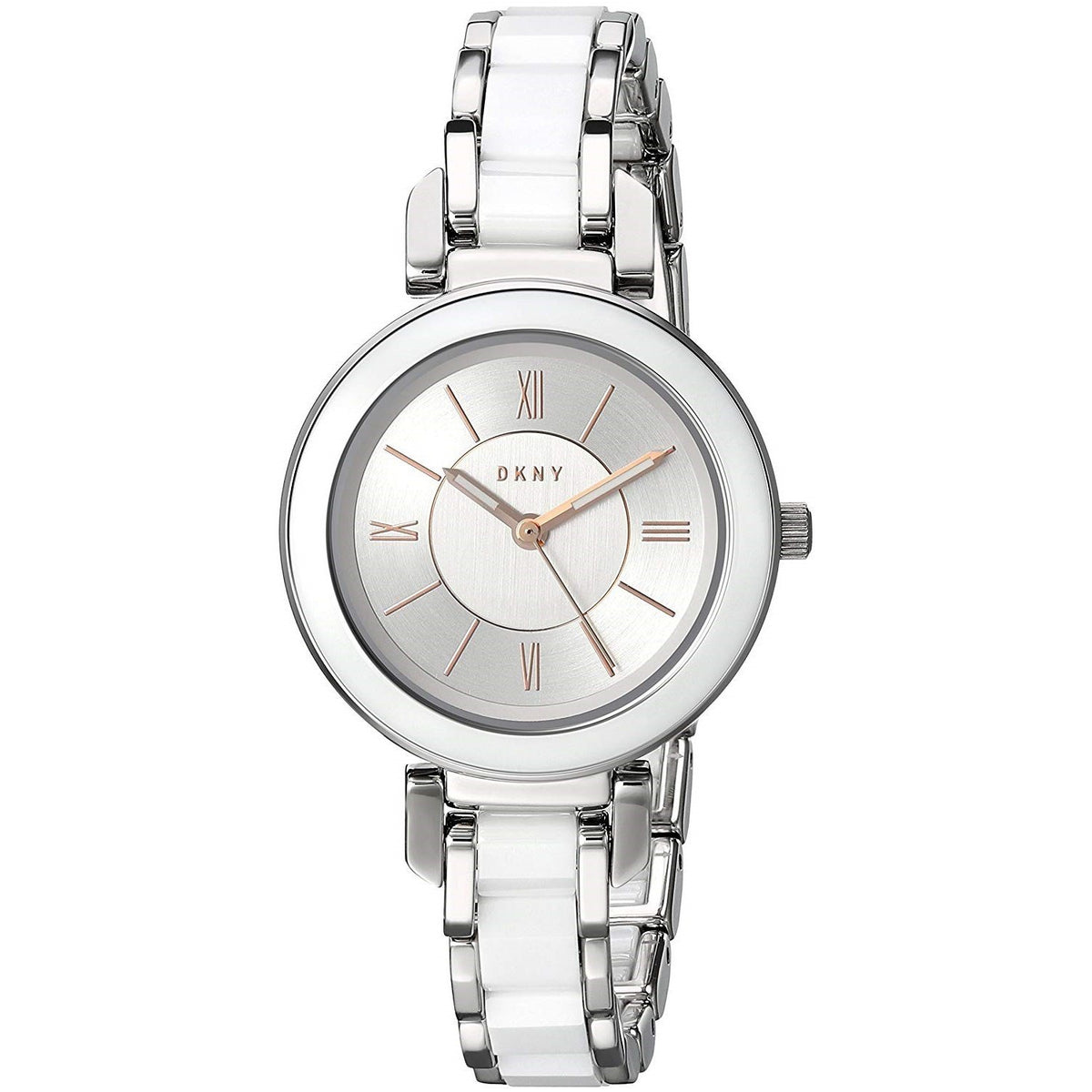 DKNY Women&#39;s NY2588 Ellington Two-Tone Stainless steel and Ceramic Watch