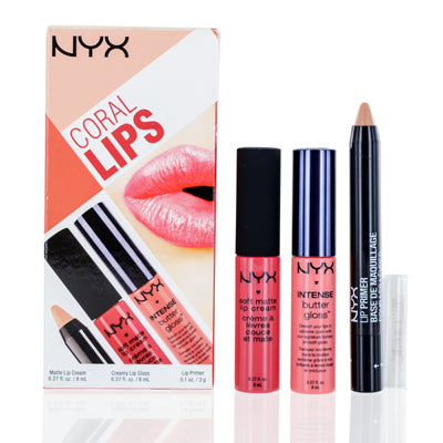 Nyx Coral Lips Set Box Slightly Damaged   