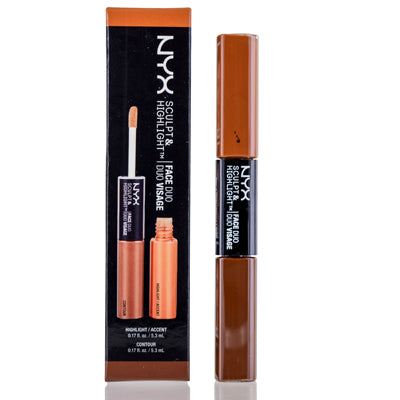 Nyx Sculpt &amp; Highlight Face Duo Espresso Honey .17 Oz Sl Dmg SHFD06