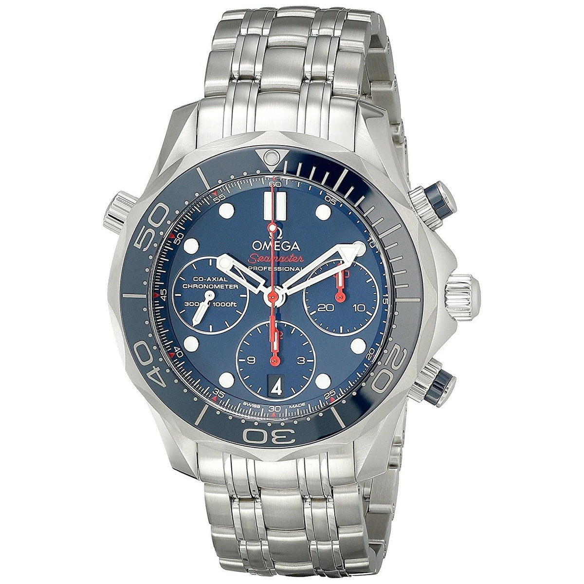 Omega Men's O21230425003001 Seamaster Stainless Steel Watch