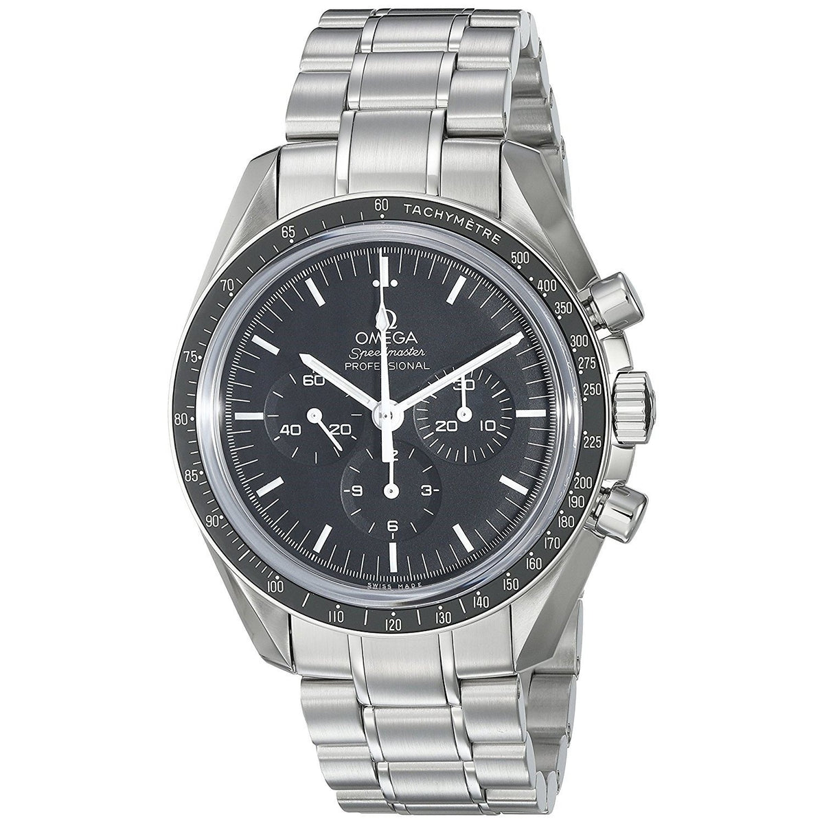 Omega Men&#39;s O31130423001005 Speedmaster Professional Moonwatch Hand Wind Chronograph Stainless Steel Watch