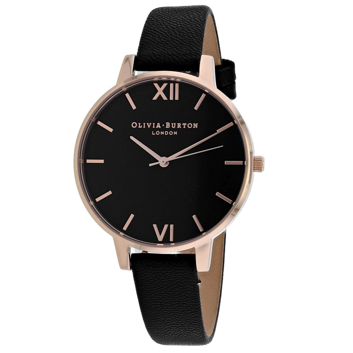 Olivia Burton Women's OB15BD66 Classic Black Leather Watch