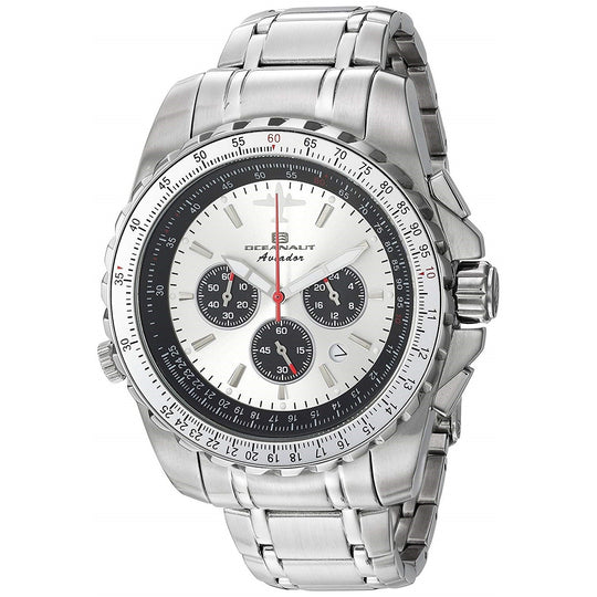 Oceanaut Men's OC0110 Aviador Pilot Chronograph Stainless Steel Watch
