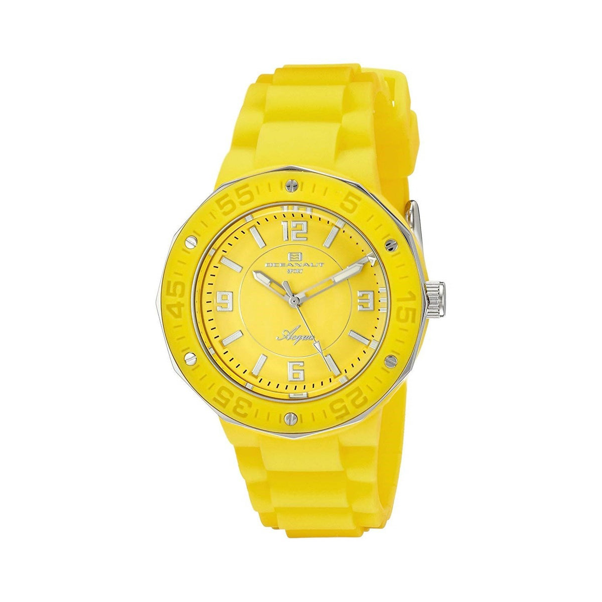 Oceanaut Women&#39;s OC0213 Acqua Yellow Rubber Watch