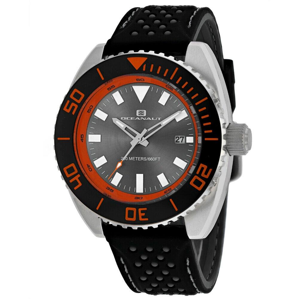 Oceanaut Men's OC0522 Submersion Black Rubber Watch