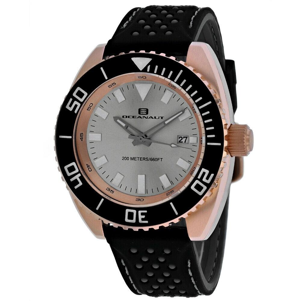 Oceanaut Men's OC0523 Submersion Black Rubber Watch