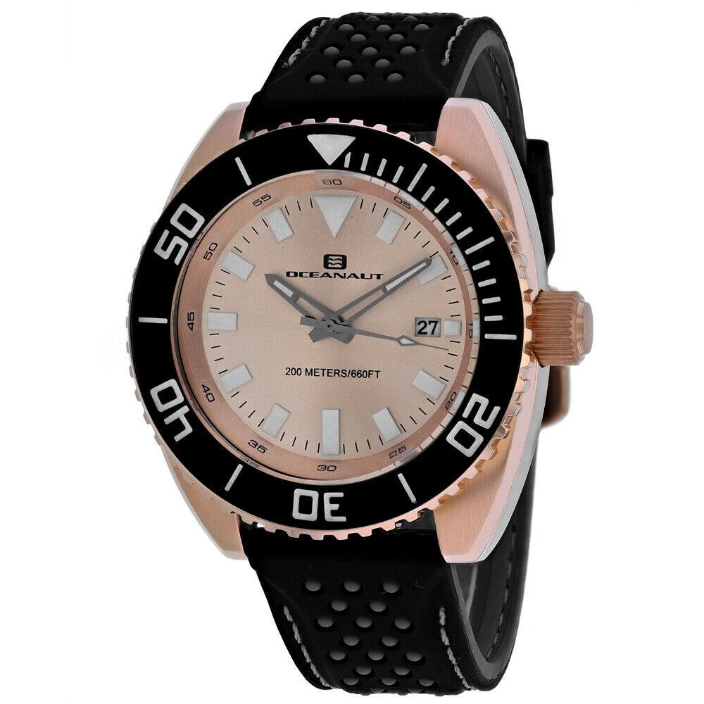 Oceanaut Men's OC0525 Submersion Black Rubber Watch