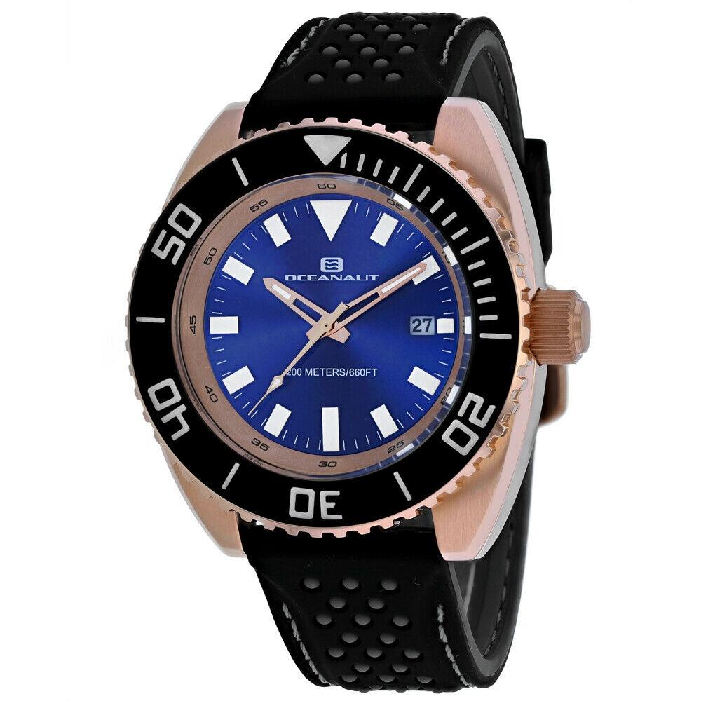 Oceanaut Men's OC0526 Submersion Black Rubber Watch