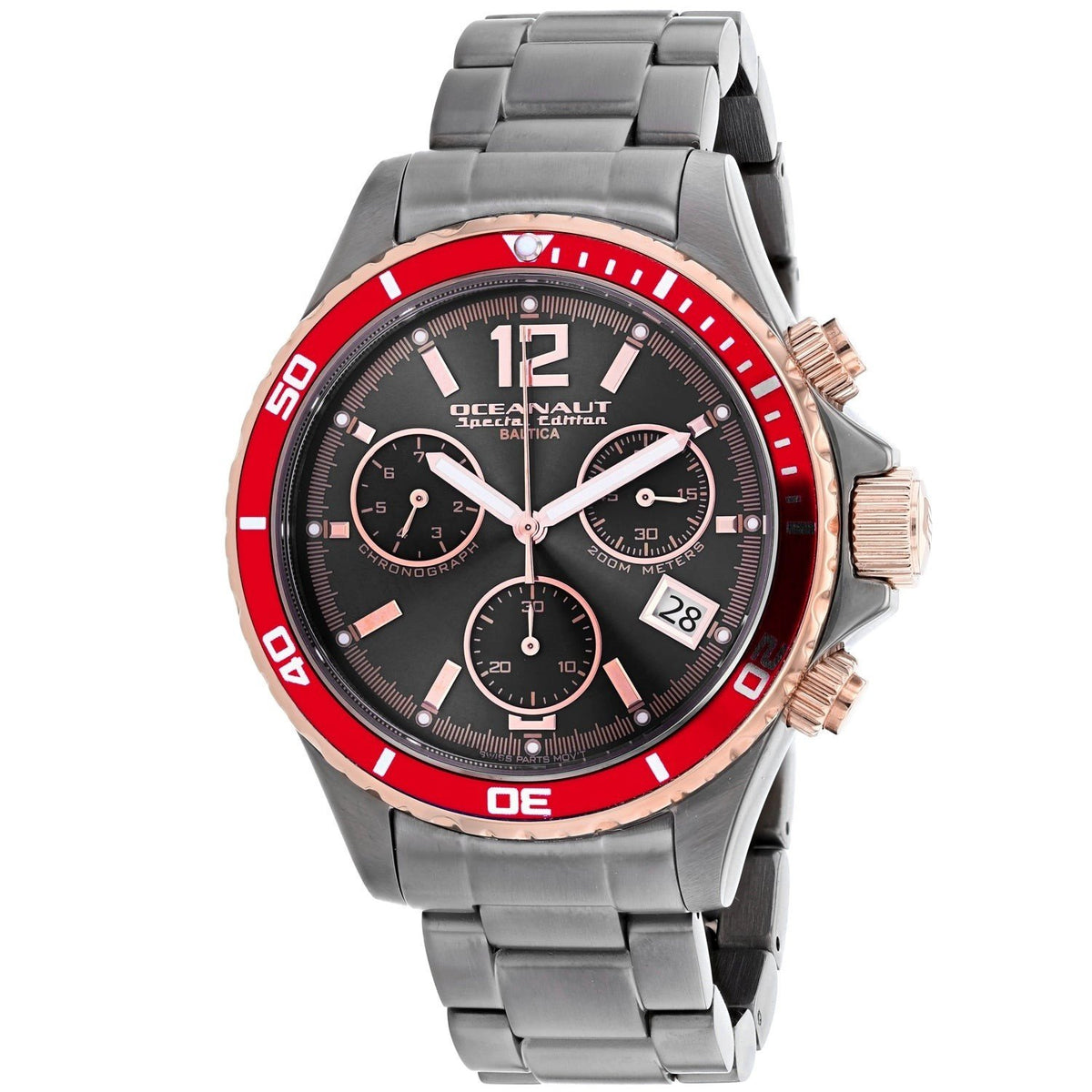 Oceanaut Men's OC0530 Baltica Special Edition Chronograph Grey Stainless Steel Watch