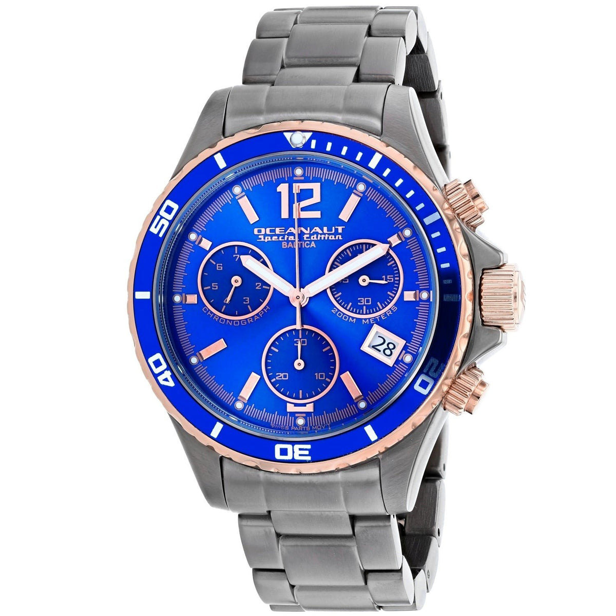 Oceanaut Men's OC0531 Baltica Special Edition Chronograph Grey Stainless Steel Watch