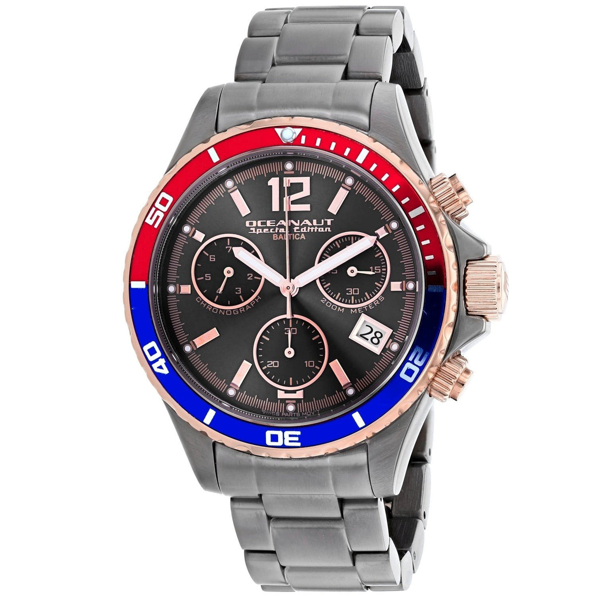 Oceanaut Men's OC0532 Baltica Special Edition Chronograph Grey Stainless Steel Watch