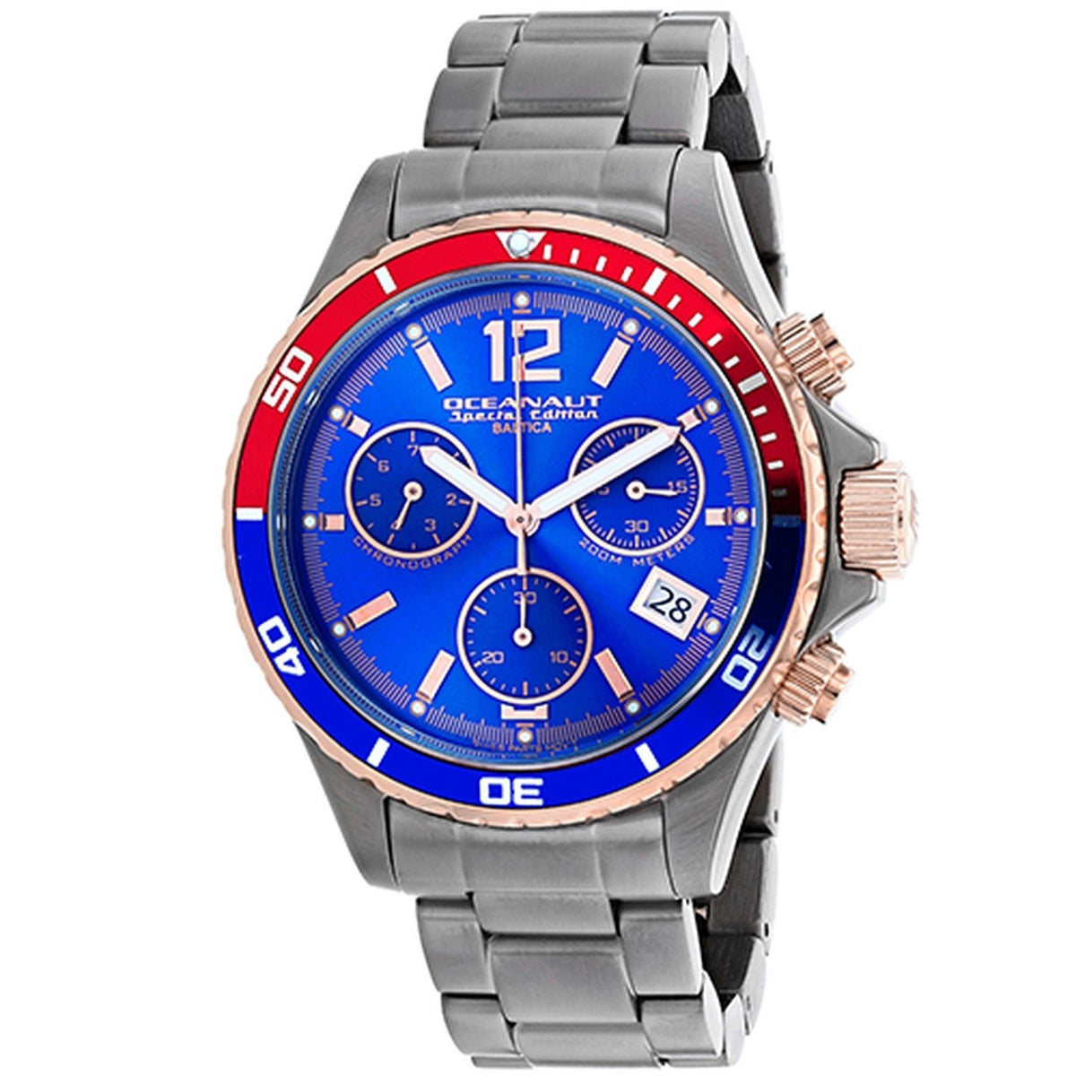 Oceanaut Men's OC0533 Baltica Special Edition Chronograph Grey Stainless Steel Watch