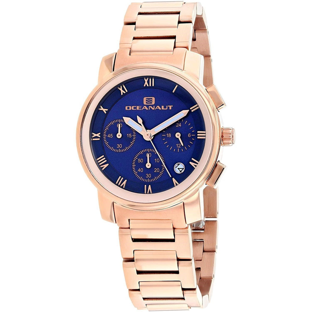 Oceanaut Women's OC0635 Riviera Chronograph Rose Gold-Tone Stainless Steel Watch