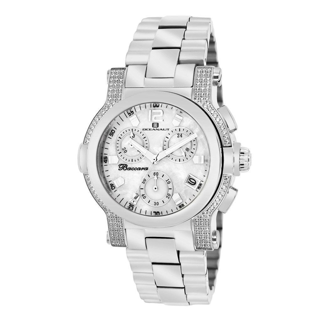 Oceanaut Women&#39;s OC0726 Baccara Chronograph Stainless Steel Watch