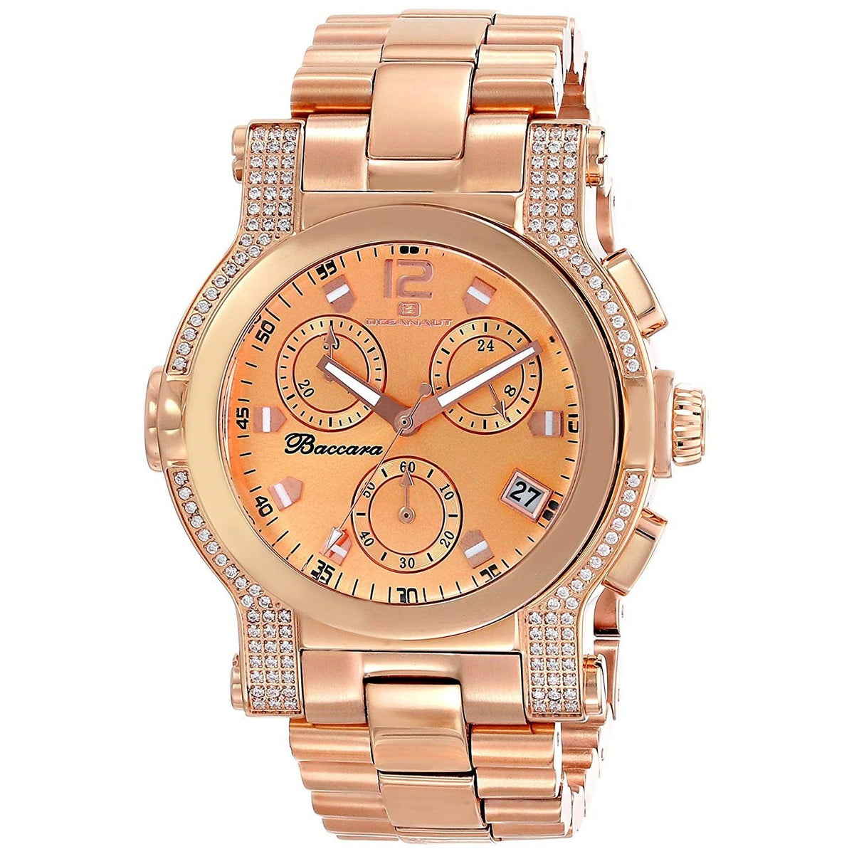 Oceanaut Women's OC0728 Baccara Chronograph Stainless Steel Watch