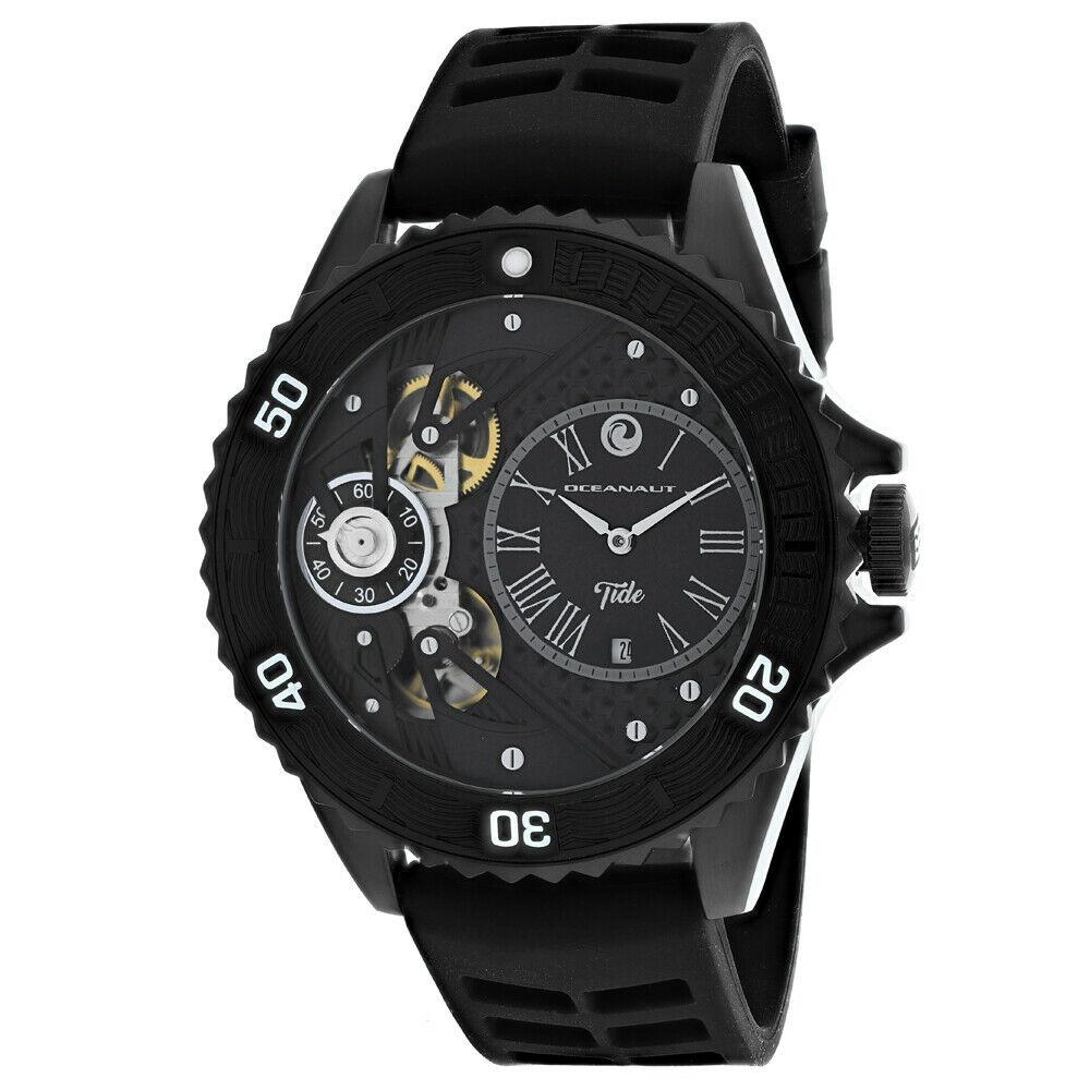 Oceanaut Men's OC0991 Tide Black Rubber Watch