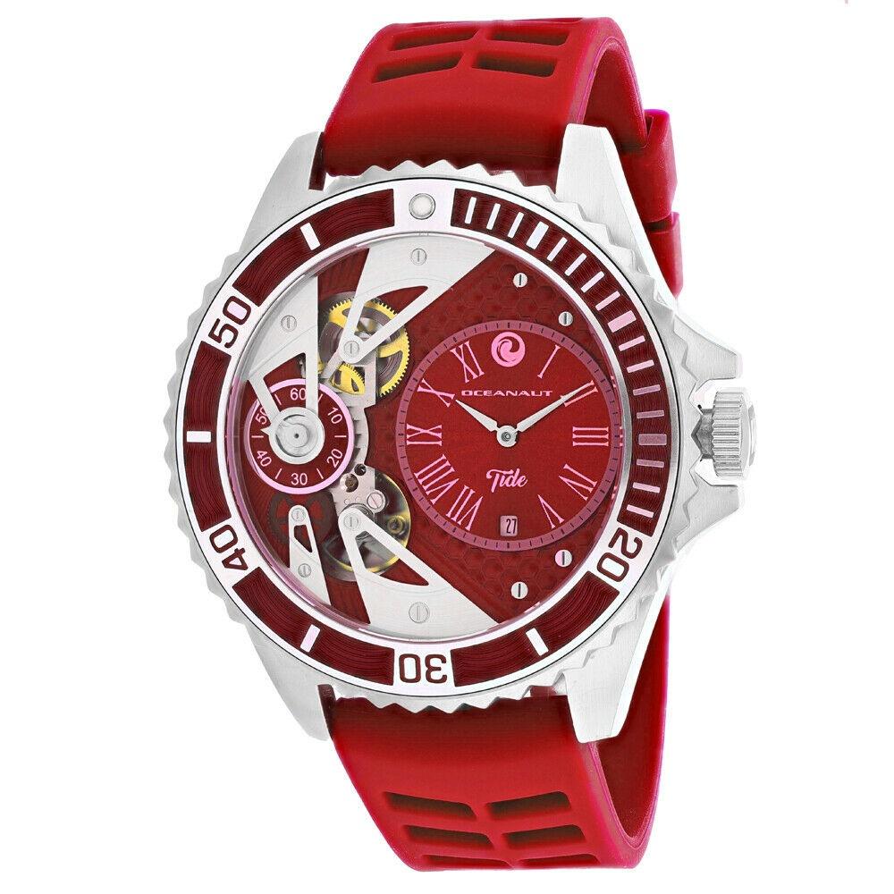 Oceanaut Men's OC0993 Tide Red Rubber Watch