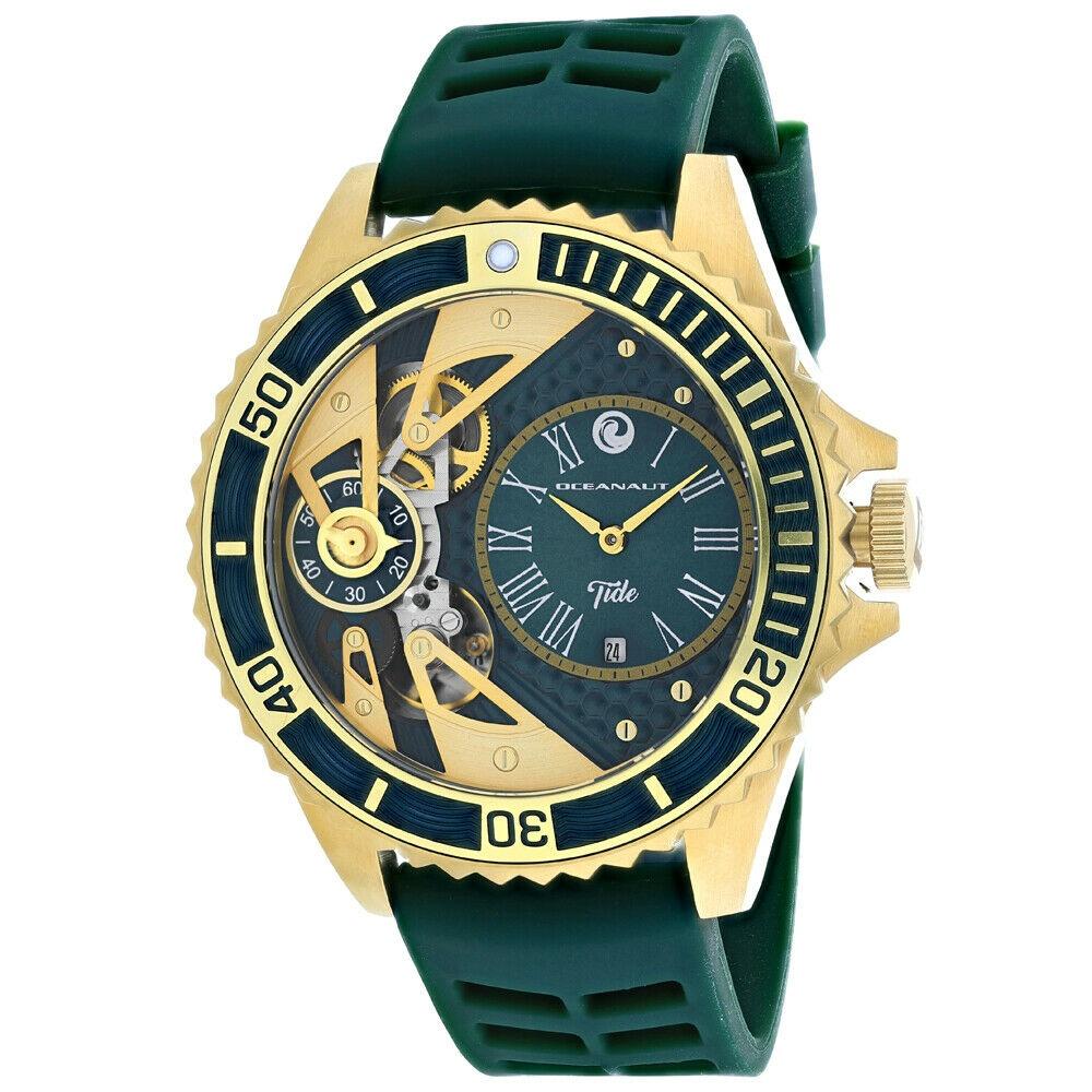 Oceanaut Men&#39;s OC0995 Tide Green Rubber Watch